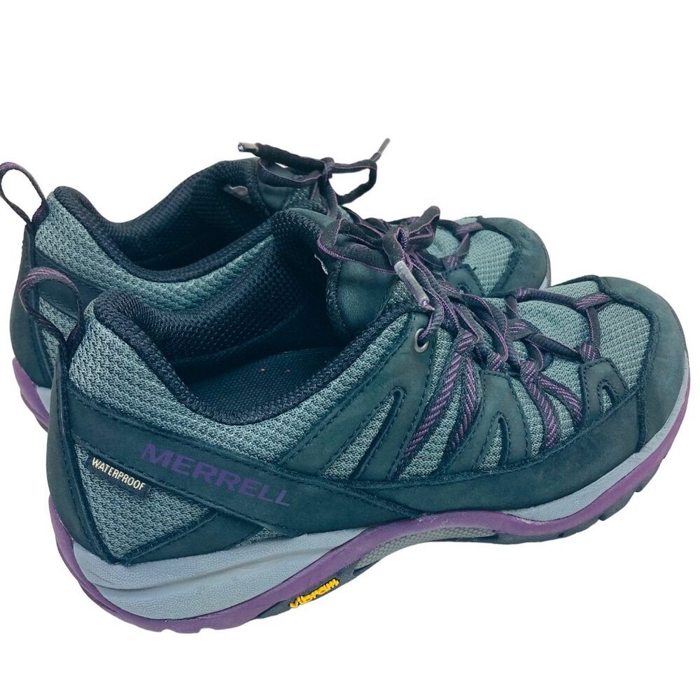 Merrell Women's Siren Sport 3 Waterproof Hiking Shoe, Black/Blackberry Size 8.5 - Picture 5 of 7
